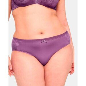 Lane Bryant Cacique No Show Hipster Panty With Lace Trim 26/28